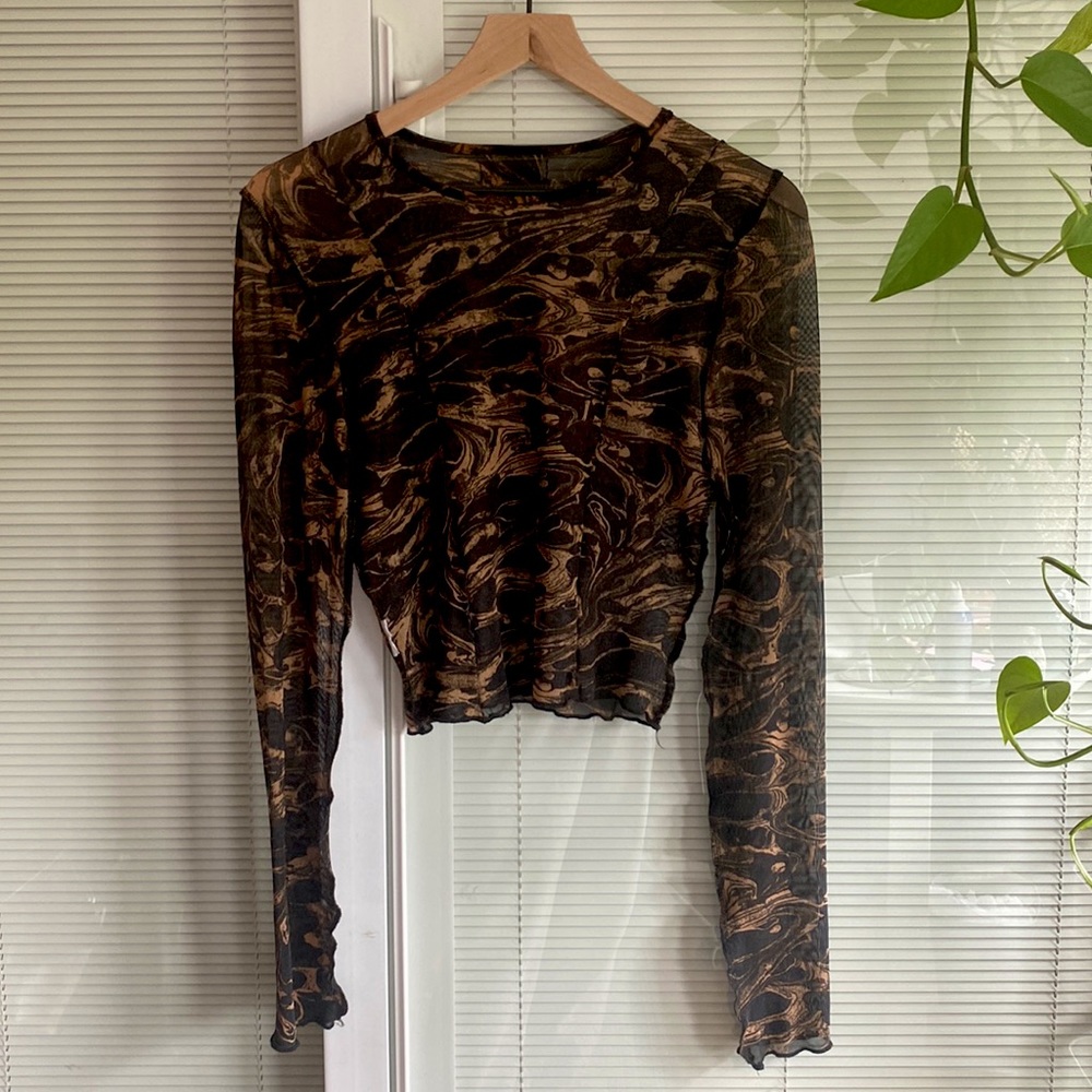 Urban Outfitters sheer shirt